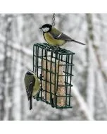 Energieblockhalter, Fettblockhalter, Metall Futterhalter, Energieblock Spender, Fettblöcke füttern, Gartenvögel füttern, Futterkorb Metall, Vogelfutterhalter, Fettblock ohne Netz, Vogelfutter Zubehör, Alles für Vögel, Vogelhaus Shop, vogelfreundlicher Gar