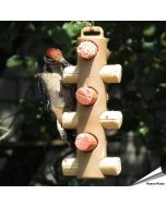 Energierollen-Halter für 6 Energierollen - Futterplatz für Wildvögel