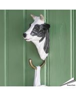 Kleiderhaken - Schwarz-weisse Kuh