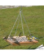 Hängender Futtertisch für Gartenvögel