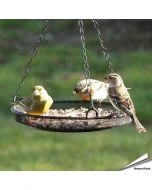 Hangender Metall-Futtertisch für Wildvögel - Online kaufen bei Hoezo-Kado