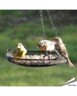 Hangender Metall-Futtertisch für Wildvögel - Online kaufen bei Hoezo-Kado