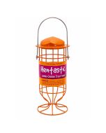Hentastic houder voor een Jumbo voederrol van 450 g. Hangend of staand te gebruiken en ideaal voor actief pikken. Afmetingen ca. 21,5 x 10 x 10 cm.
