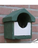 Holzbeton Nistkasten MiniFlush ✔️ Halboffen für Rotkehlchen & Co. ✔️ Isolierend & langlebig ✔️ Empfohlen von Naturschutz ➤ Jetzt entdecken bei Hoezo-Kado