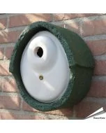 Holzbeton Nistkasten oval - 32mm (grün)