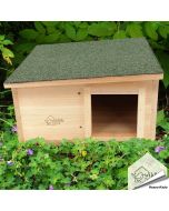 Igelhaus XL aus Holz mit Schrägdach | Bausatz | Hoezo-Kado