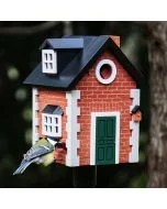 Multiholk Brick Cottage - Wildlife Garden ✔️ Nistkasten und Futterhaus in einem ✔️ Für kleine Gartenvögel ✔️ Inspiriert nach skandinavischem Design ➤ Bestelle bei Hoezo-Kado