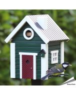 Multiholk Jagdhaus von Wildlife Garden ✔️ Nistkasten und Futterhaus in einem ✔️ Für kleine Gartenvögel ✔️ Inspiriert nach skandinavischem Design ➤ Kaufe bei Hoezo-Kado