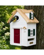 Multiholk New England - Wildlife Garden ✔️ Nistkasten und Futterhaus in einem ✔️ Für kleine Gartenvögel ✔️ Inspiriert durch nordamerikanische Architektur ➤ Hoezo-Kado