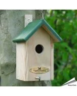 Nistkasten für Zaunkönig aus FSC-Holz ✔️ 27 mm Einflugöffnung ✔️ Einfach zu reinigen ✔️ Natürliche Nisthilfe für Garten und Balkon ➤ Hoezo-Kado