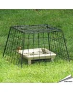 Schutzkäfig für Grundfuttertische (schwarz)