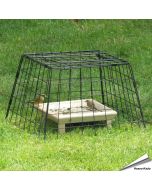 Schutzkäfig für Grundfuttertische (schwarz)