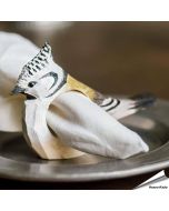 Serviettenring - Haubenmeise | Naturgetreu bemalt | Hoezo-Kado