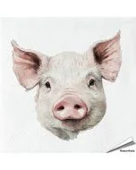 Hochwertige 3-lagige Servietten mit Schweinchen-Motiv ✔️ Bringe das Landleben auf den Tisch ✔️ FSC-zertifiziert, biologisch abbaubar ➤ Bestelle bei Hoezo-Kado