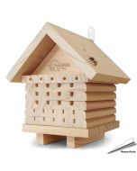 Nistkasten für Solitärbienen aus Holz, artgerechte Bauweise - Hoezo-Kado