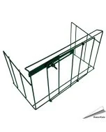 Metall-Schutzkorb geeignet für Fenster-Futterhaus Bolmso ✔️ Pulverbeschichtet ✔️ Verstellbare Gitterabstände ✔️ Schutz vor Tauben ➤ Online kaufen auf www.hoezo-kado.de