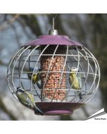 Futtersäule Helix für Erdnüsse - Mit Schutzkäfig - www.hoezo-kado.de