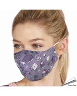 Wiederverwendbarer Mundschutz - graues Schaf