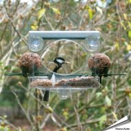 Bolmso - Transparentes Vogelfutterhaus für ans Fenster ✔️ Einfache Montage - Sicherer Halt dank 3 starken Saugnäpfen ✔️ Vögel beobachten ➤ Online kaufen bei Hoezo-Kado