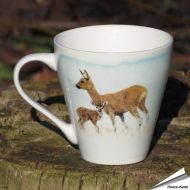 Tasse - Reh mit Rehkitz - Myrte