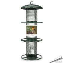 Metall-Futterspender für Erdnüsse - 350mm (grün) - www.hoezo-kado.de
