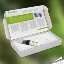 Verhindere Vogelschlag mit dem Birdpen ✔️ Unsichtbare UV-Markierung für Glas ✔️ Einfach, effektiv & wetterfest ➤ Jetzt online bestellen bei Hoezo-Kado.de