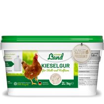 HÜHNER Land Kieselgur - Naturprodukt für Geflügel ✔️ Für Stall, Garten oder Hof ✔️ Bindet Feuchtigkeit zuverlässig ✔️ Angenehmes Stallklima ✔️ Jetzt kaufen bei Hoezo-Kado