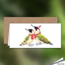 Weihnachtskarte | Grünspecht | Drummer | Hoezo-Kado