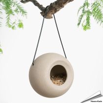 LISA - Keramik-Futterhaus (beige)