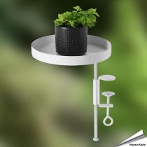 Runde Fensterbankhalterungen (M) - Weiß