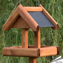 Vogelfutterhaus Rustic - Eco-Schieferdach (auf Pfahl)