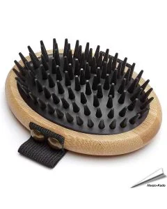 Bambus Handbürste für Fellwechsel und Massage