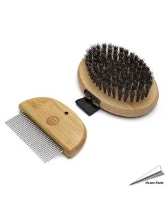 Bambus-Pflegekit für Welpen und junge Katzen (2-teilig)