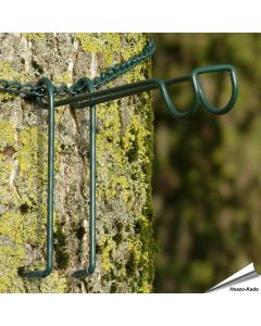 Baumhaken mit Kette (gr&uuml;n)