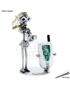 Hinz & Kunst sculptuur - De Businesswoman, een metalen sculptuur, een must-have voor elke kantooromgeving.