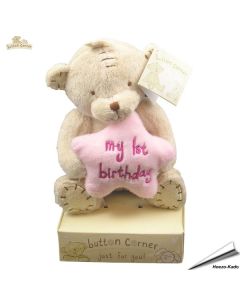 Button Corner - My 1st Birthday (rosa)