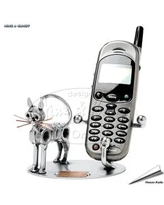 Kat GSM houder van de kunstenaar Hinz & Kunst