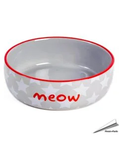 Catkins - Keramiek drink- en voerbak (Ster)