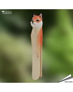 Decoclip Fuchs: Schöne Wäscheklammern mit handgeschnitzten Tieren. DecoClip Eule ist eine originell geschnitzte Wäscheklammer aus Holz.
