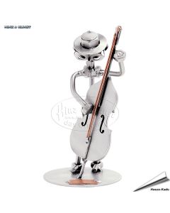 Musiker mit Kontrabass