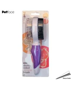 Combi borstel Petface voor honden en katten kopen - Aniculis