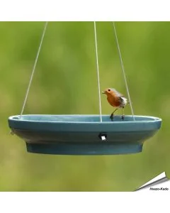 Hängende Wasserschale für Vögel (blau)