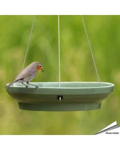 Hängende Wasserschale für Vögel (grün)