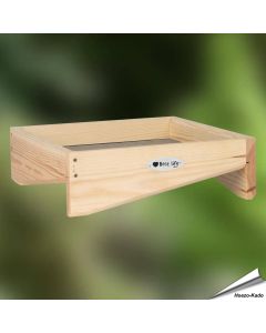 Holz-Grundfuttertisch für Wildvögel