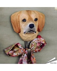 Golden Retriever Kleiderhaken aus Holz - Hoezo-Kado