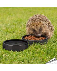 Igel Futter- und Trinkschale | Frostbest&auml;ndiges Keramik