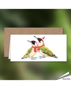 Weihnachtskarte | Grünspecht | Drummer | Hoezo-Kado
