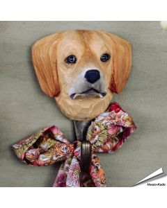 Golden Retriever Kleiderhaken aus Holz - Hoezo-Kado