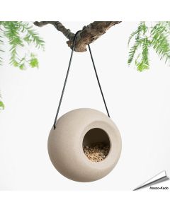 LISA - Keramik-Futterhaus (beige)