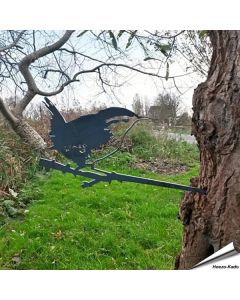 Metalbird - Zaunkönig (Cortenstahl)